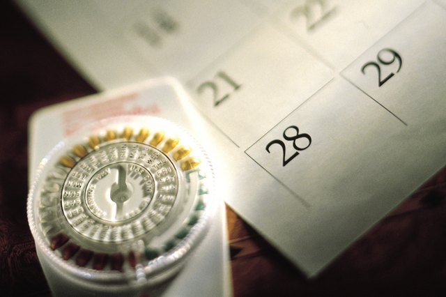 Birth control pills and calendar
