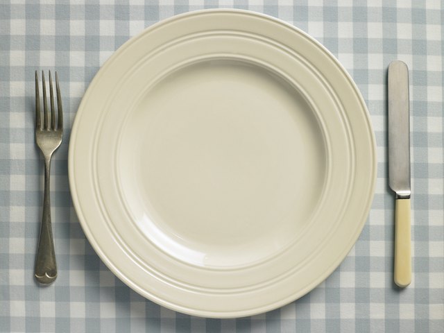 Overhead View Of Place Setting