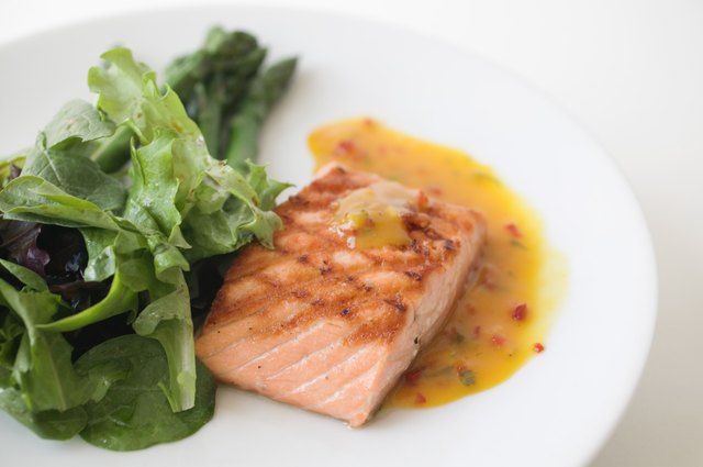 Grilled salmon