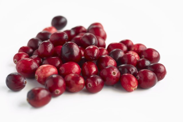 Cranberries, close up