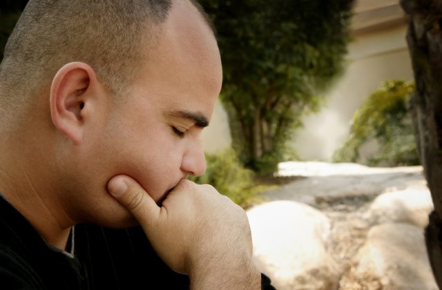Man in deep thought