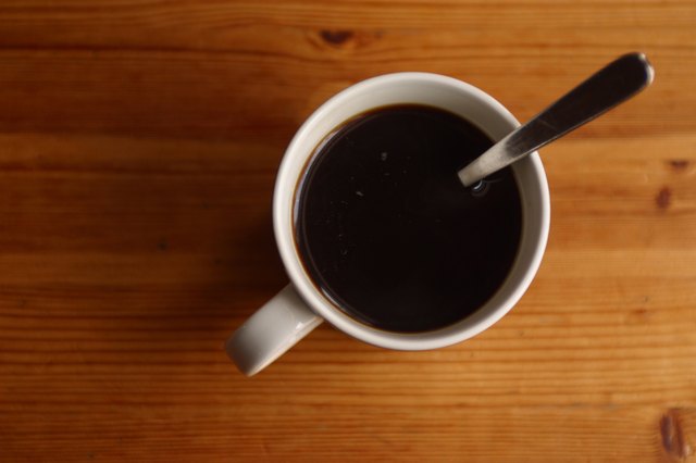 Coffee cup with spoon