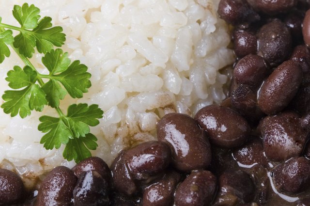 Rice and black beans
