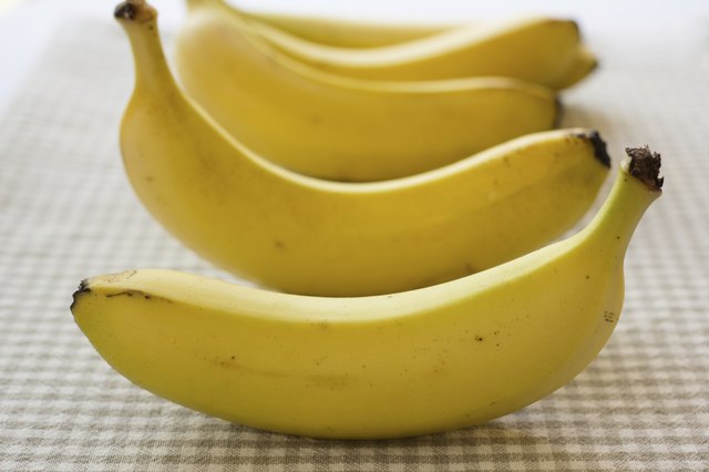 Ripe organic bananas
