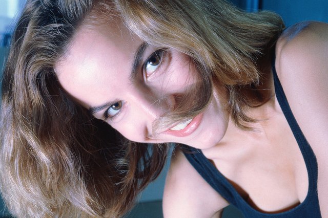 Woman smiling