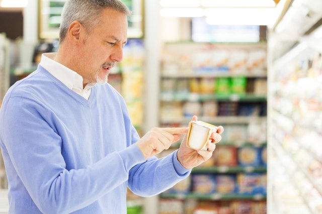 Man in a supermarket