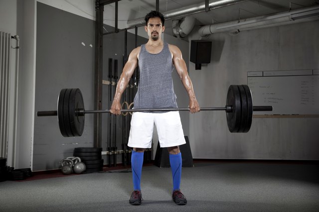 lifting weights