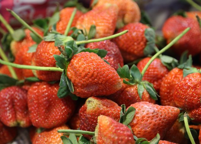 fresh strawberries