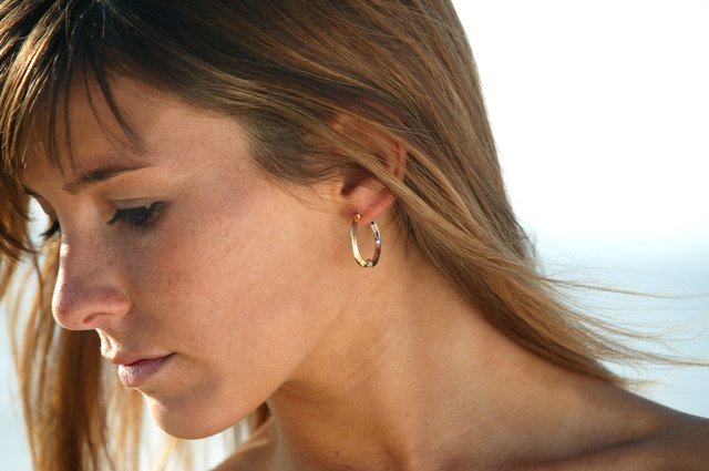 How Long After Piercing Can You Wear Dangling Earrings? | Livestrong.com Can You Wear Bras After Nipple Piercing
