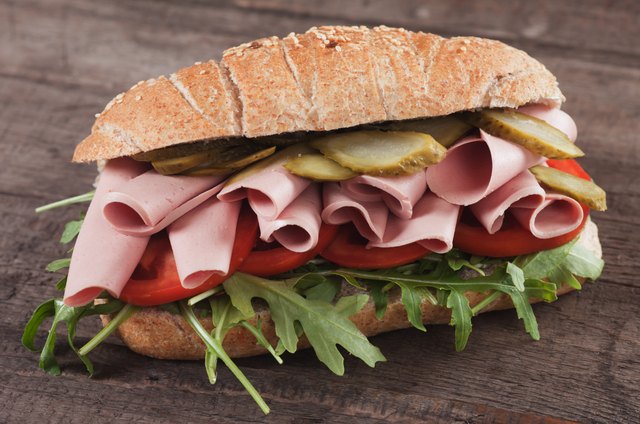 Baloney submarine sandwich