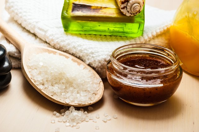 Set for care of skin body, bath accessories