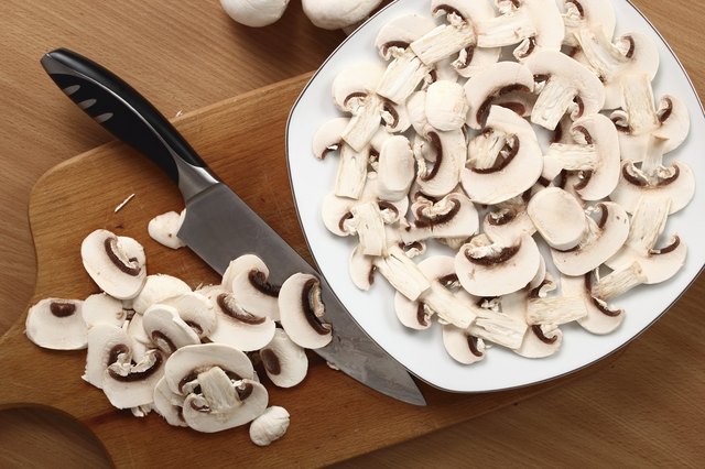 Making Salmon Carpaccio with Mushrooms
