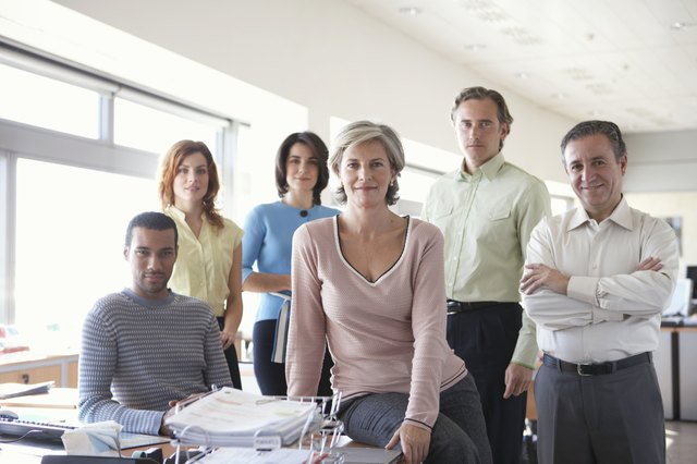 Group of business colleagues in office, portrait