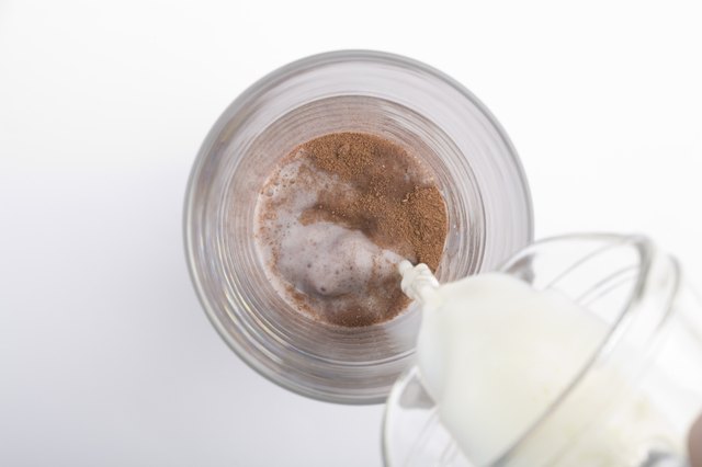 Making chocolate milk