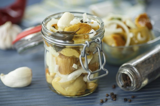 forest mushrooms marinated