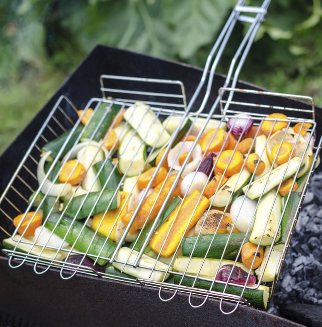 Vegetables on the grill