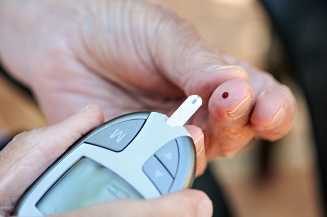 prepare to measure blood sugar