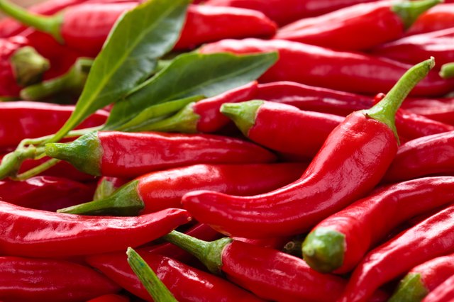 Red chili peppers.
