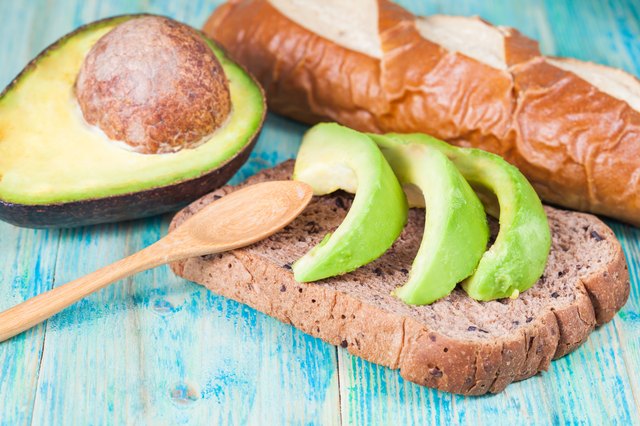 sliced avocado on toast bread