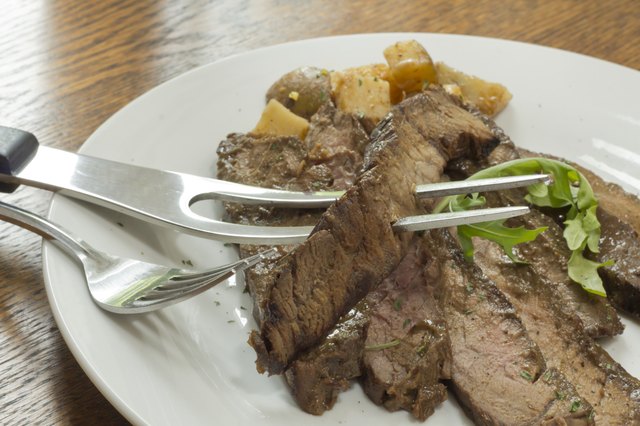 Sliced Steak Potatoes