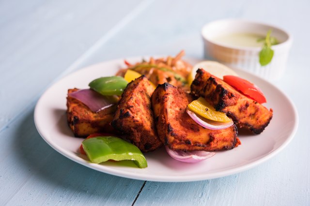 chilli paneer tikka or paneer kabab