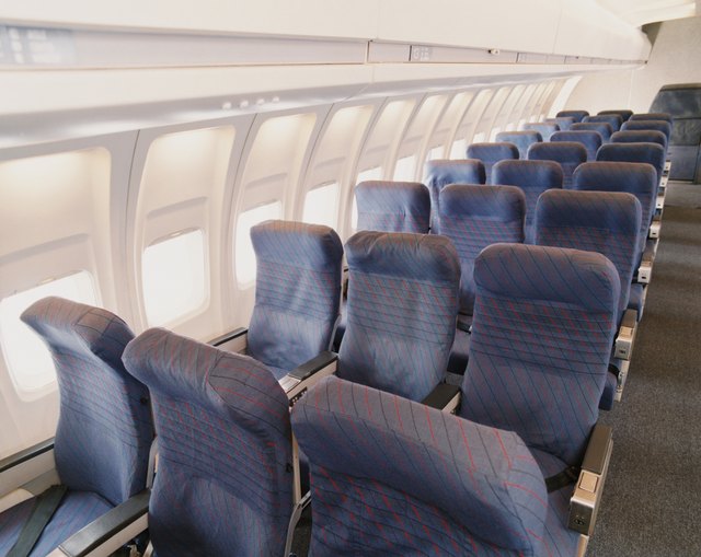 Rows of Empty Seats on a Plane