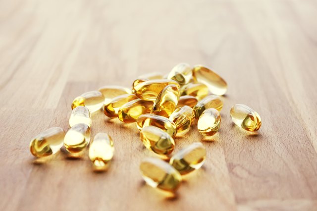 Fish oil capsules