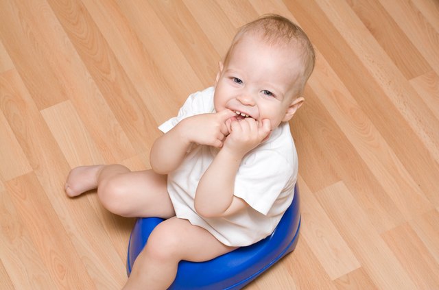 boy on potty
