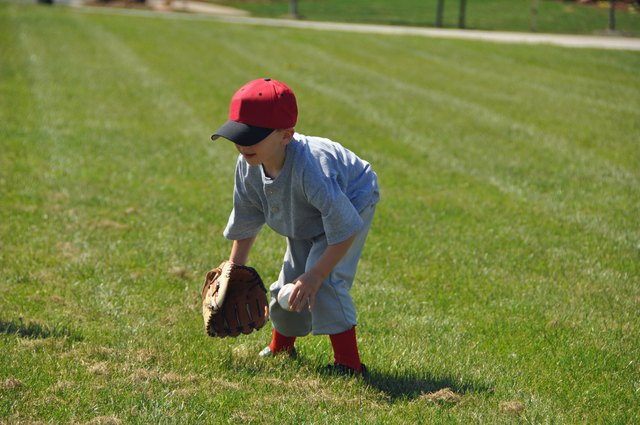 little baseball fielder
