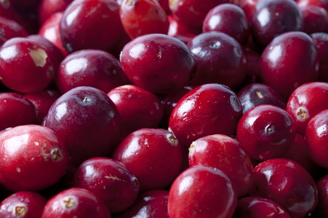 Close up Cranberries full frame