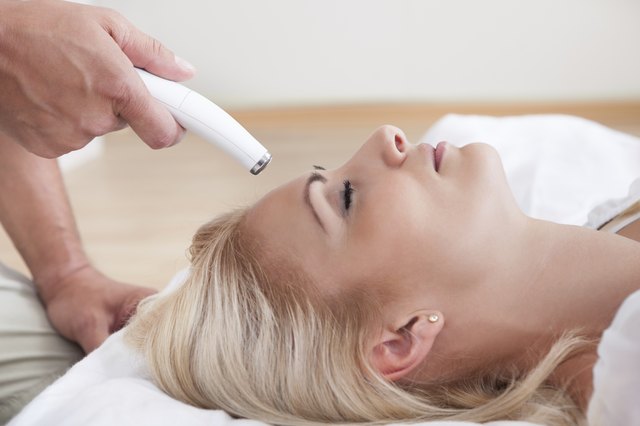 Young Woman During Cosmetic Treatment