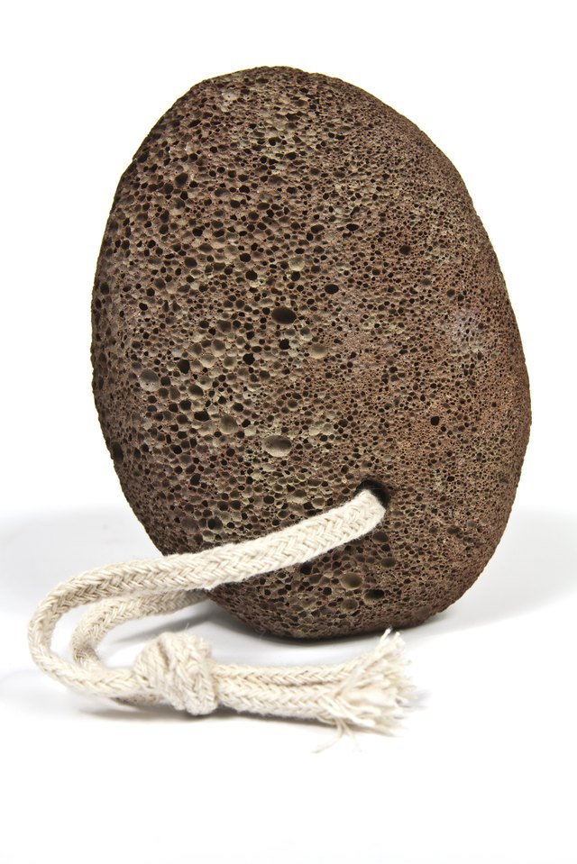 Natural brown pumice