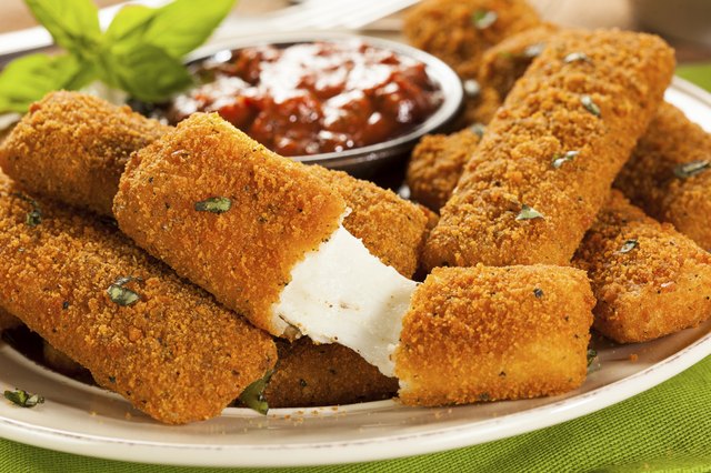 Homemade Fried Mozzarella Sticks