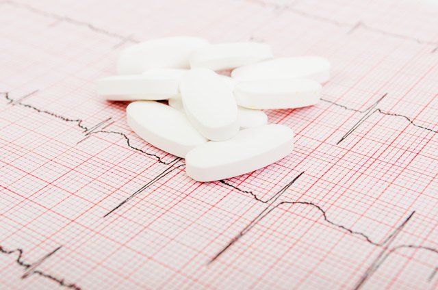 Pills on electrocardiogram