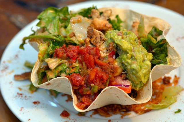 Mexican food - tostada salad