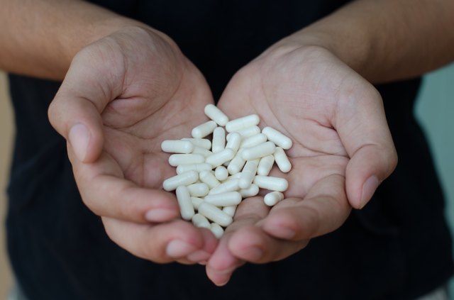 Pills in hand