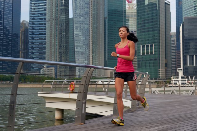 fitness woman running