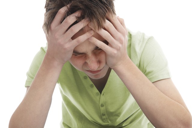 "Stress, worry, migraine"