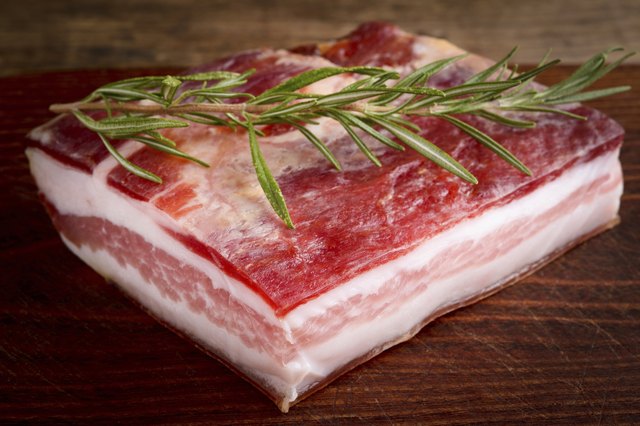 seasoned bacon - italian pancetta