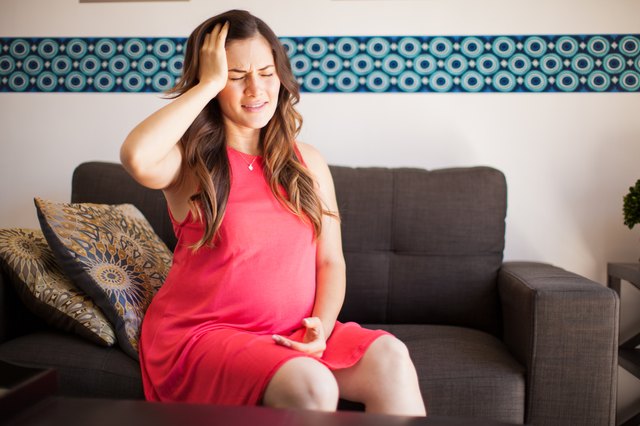 Having headaches during pregnancy