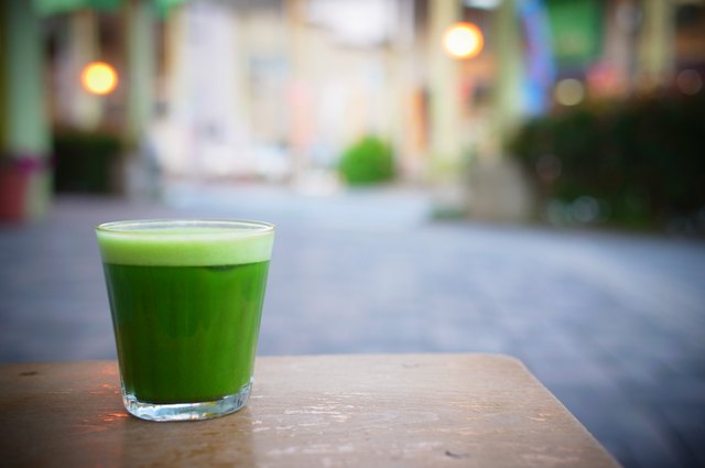 Matcha and light in the town