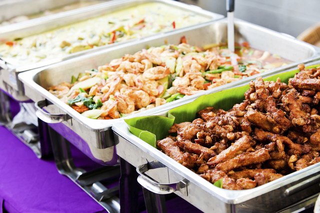 Thailand food buffet.