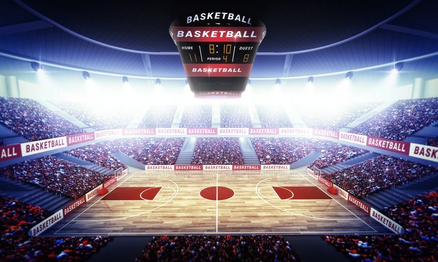Basketball arena