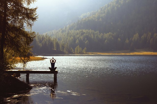 yoga on the lake