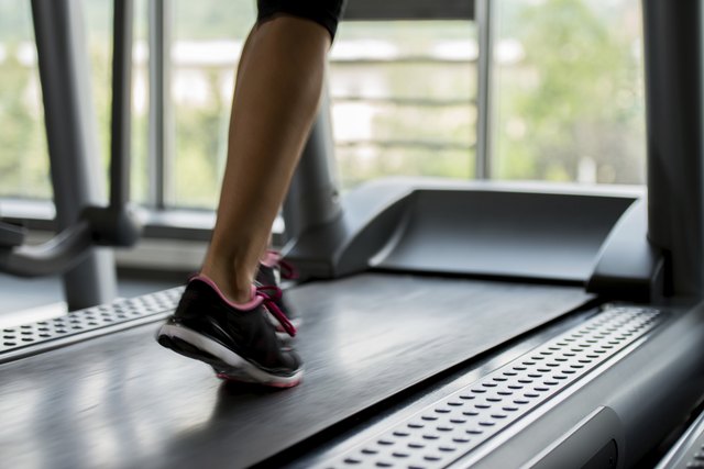 Treadmill Exercising Motion blur