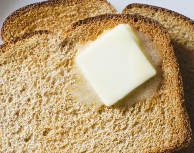 Toast with meltin butter
