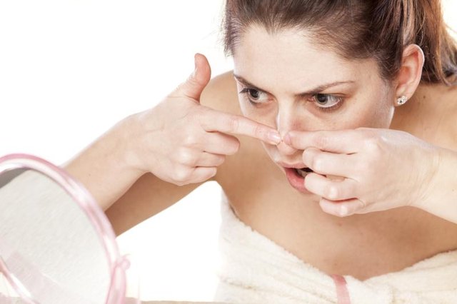 how to get rid of pimples beside your nose