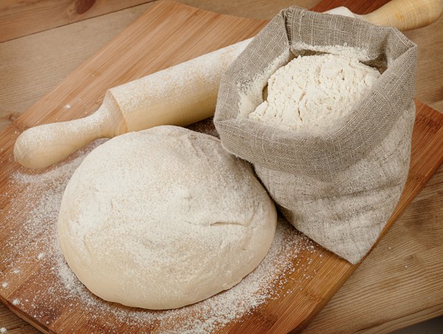 Fresh dough on the table