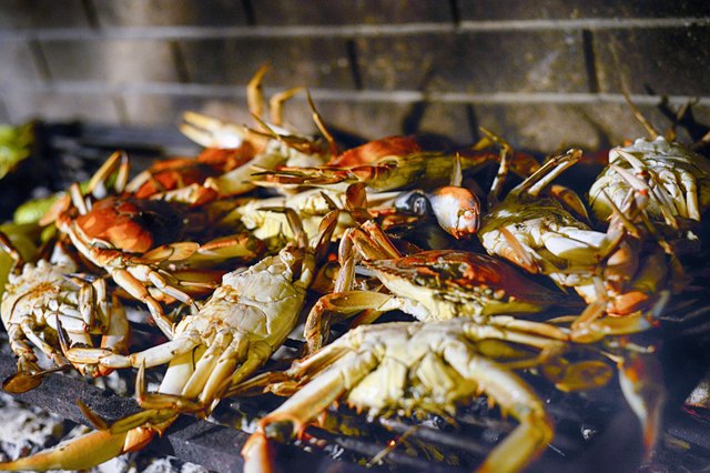 grilled blue crab