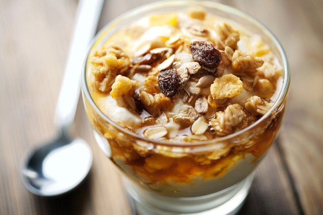 yogurt with honey and muesli